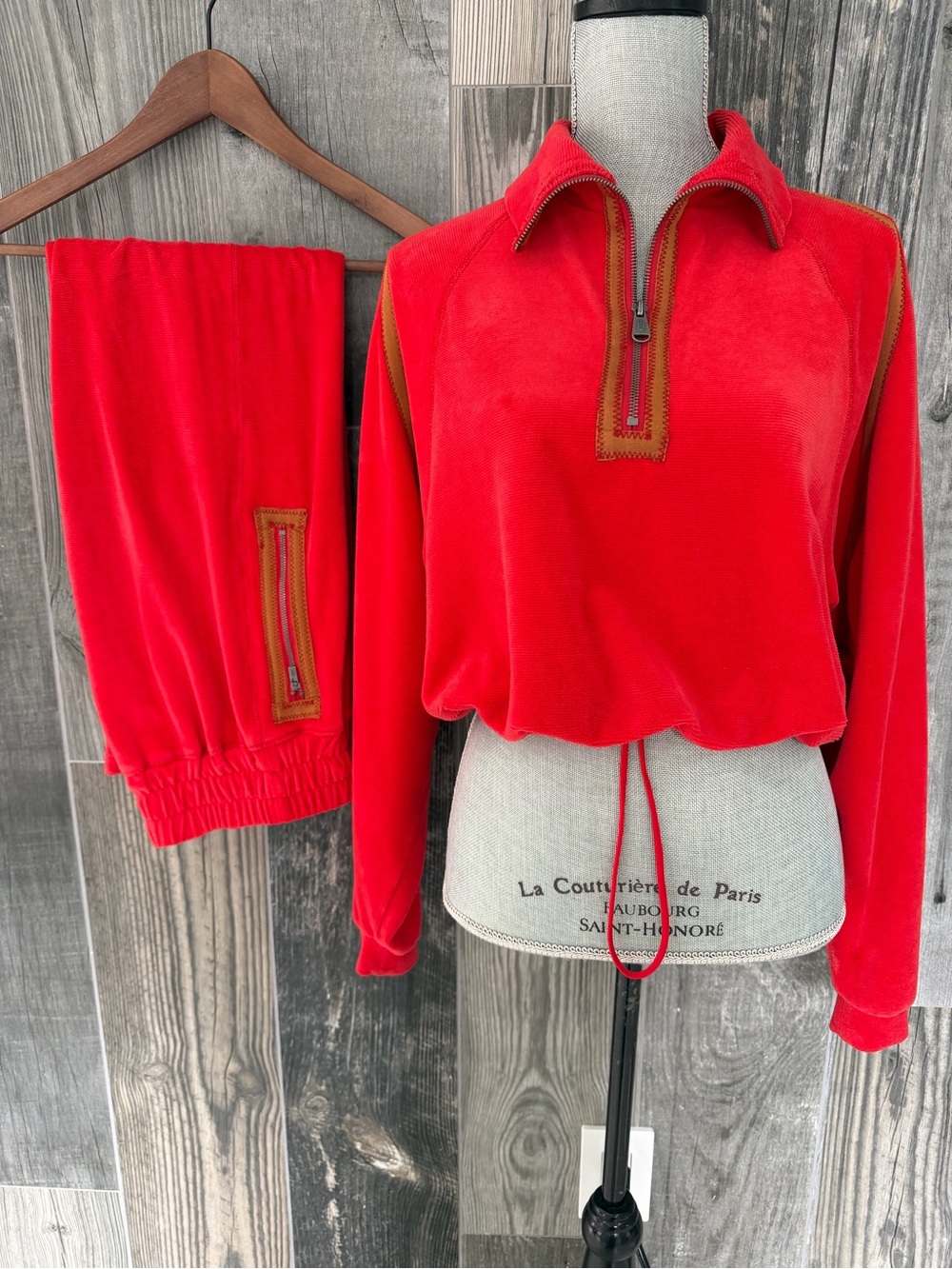 Free People FP Movement Let's Volley Velour Set